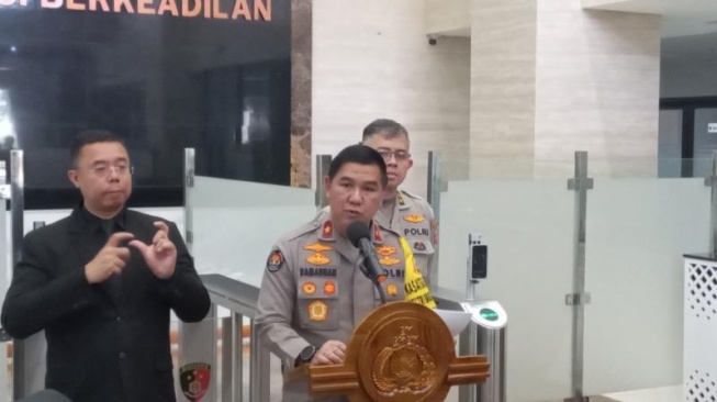 Karopenmas Divisi Humas Polri Brigjen Pol Ahmad Ramadhan. [Suara.com/M Yasir]