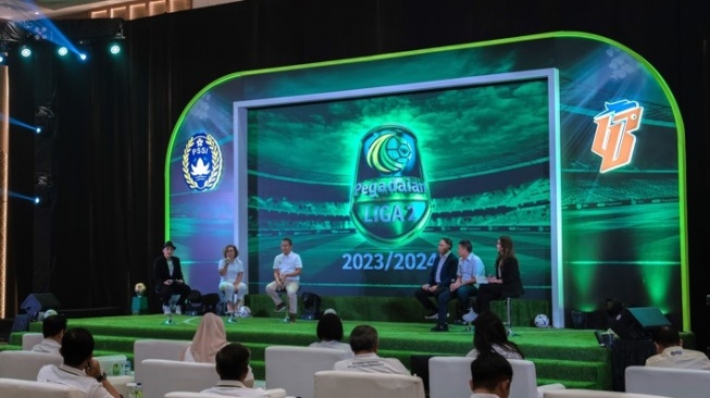 Pegadaian menjadi sponsor utama Pegadaian Liga 2 Musim 2023/2024. (Dok: Pegadaian)