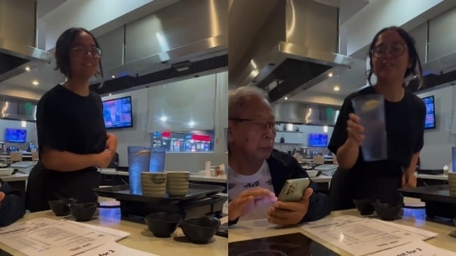 Momen Cinta Kuya Jadi Pelayan Resto di Amerika (Instagram/@king_uyakuya)