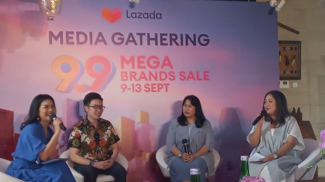 Lazada Mega Brands Sale. (Din/Suara.com)