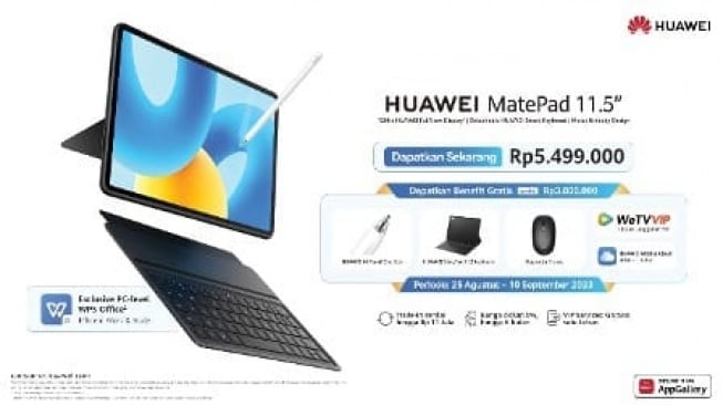 Fitur HUAWEI MatePad11.5 yang Harus Kamu Ketahui, Wajib Dipertimbangkan!