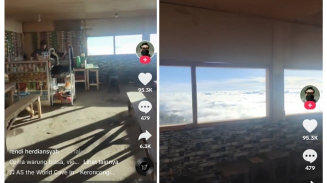 Warung di Atas Awan Ini Sajikan Pemandangan Memukau, Tak Menyesal Jika Berkunjung