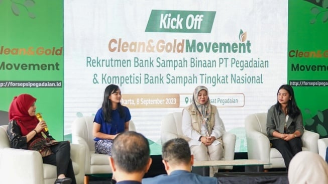 Pegadaian kick off Program Clean and Gold Movement. (Dok: Pegadaian) 