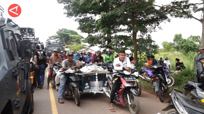 Suasana di Pulau Rempang, Batam, Riau. (ANTARA)