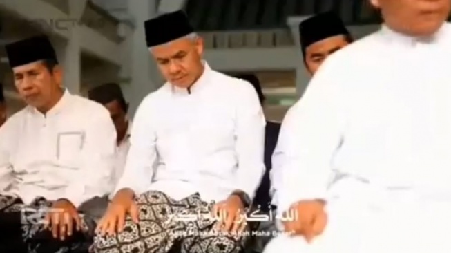 Video Ganjar Salat Muncul Di Tayangan Azan Maghrib Televisi, PDIP-Perindo Klaim Bukan Politik Identitas