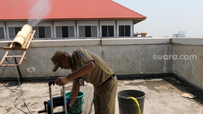 Jakarta Darurat Polusi Udara, 121 Gedung Pasang Alat Water Mist