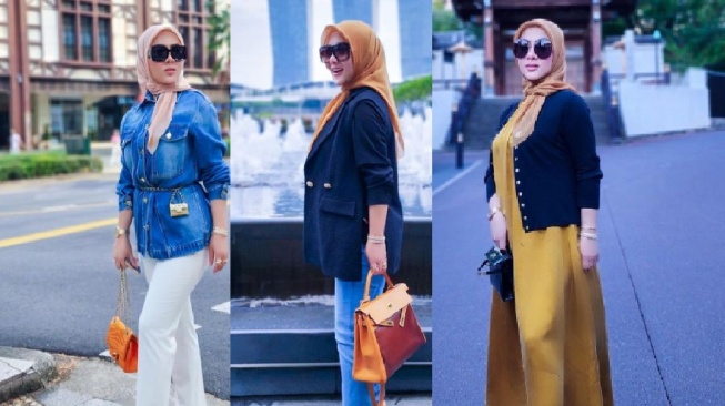 Unggah Pose Kece di Jalan, Harga Sepatu dan Tas Syahrini Seharga Dua Motor Matic