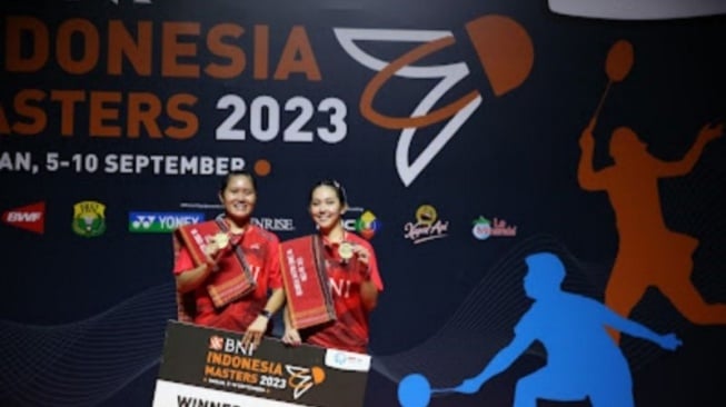 Lanny/Ribka Buktikan Kelasnya Sabet Juara Ganda Putri Indonesia Masters 2023