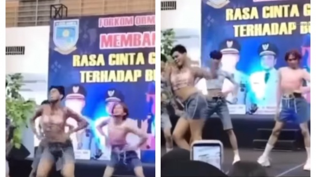 Viral Pria Menari dengan Busana Wanita Seksi di Acara Kebudayaan Jambi, Langsung Dibubarkan Ormas