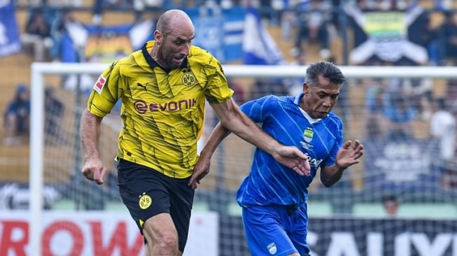 Persib All Stars Dipecundangi BVB Legends, Jan Koller dan David Odonkor Cetak Gol