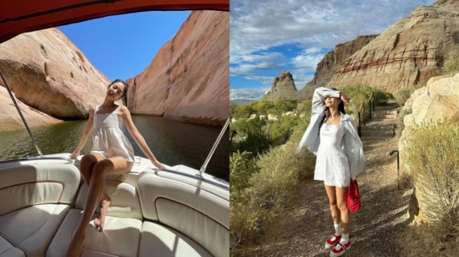 5 Inspirasi Outfit Liburan Jennie BLACKPINK saat Menginap di Amangiri Resor