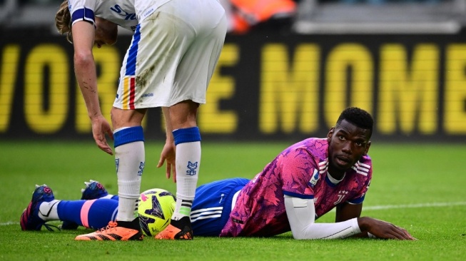 Gelandang Juventus, Paul Pogba. [Marco BERTORELLO / AFP]