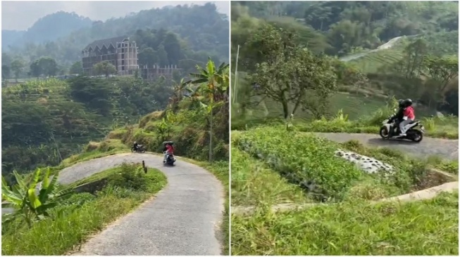 Viral Jalur Ekstrem Tawangmangu Cocok Buat 'Cuci Mata': Oleng Dikit Beda Alam