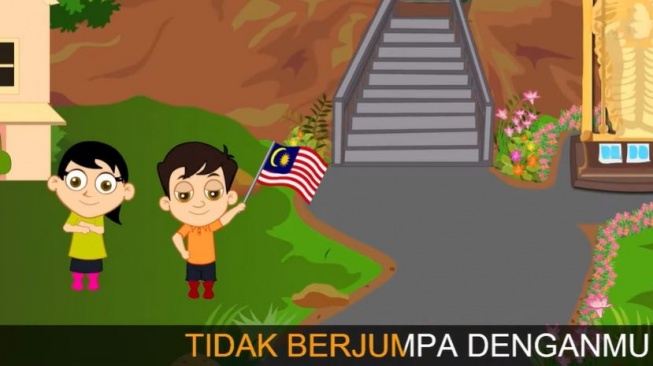 Lagu Helo Kuala Lumpur dituding jiplak Halo Halo Bandung. (YouTube Lagu Kanak TV)