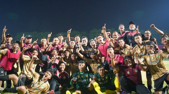 Sepak Bola Kabupaten Kediri Cetak Sejarah Baru di Porprov Jatim
