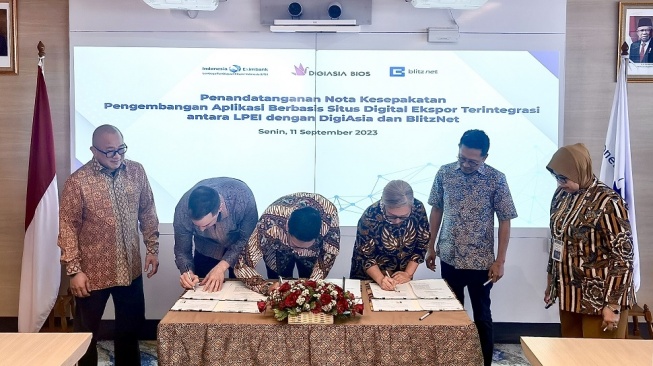 Digiasia Bios, LPEI dan Blitznet Umumkan Kerjasama Strategis Dalam Mendukung Pengembangan Ekspor UKM Indonesia