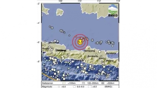 Gempa Terkini 13 September 2023, Guncang Wilayah Jepara Jawa Tengah