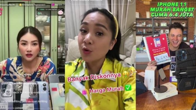 10 Artis Sering Live Shopping, Alasan Pedagang Tanah Abang Lapaknya Sepi?