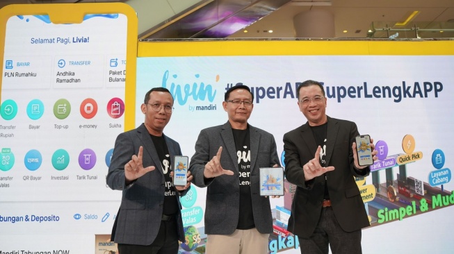 Di Livin Fest,  Bank Mandiri Galakkan Program #SuperAPPSuperLengkAPP