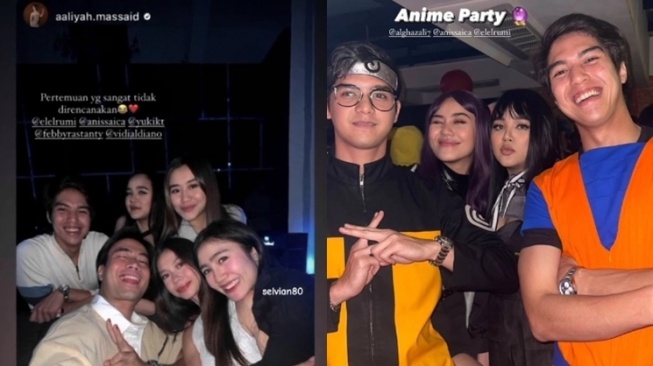 Potret Kedekatan Aaliyah Massaid dan El Rumi (Instagram/@aaliyah.massaid)