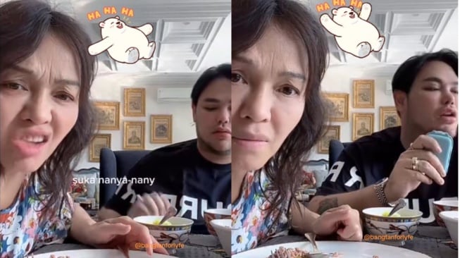 Bunda Corla dan Ivan Gunawan (tiktok)