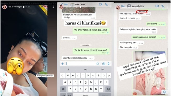 Klarifikasi Hanum Mega (Instagram)