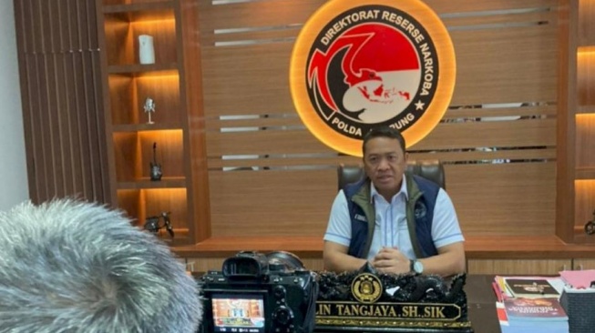 Dirnarkoba Polda lampung Kombes Pol. Erlin Tangjaya. (istimewa)