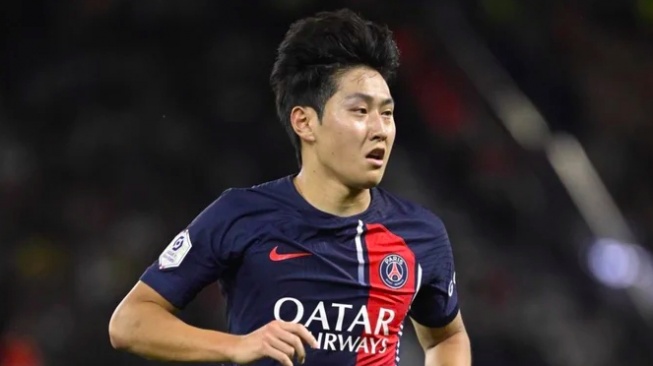 Pemain PSG asal Korsel, Lee Kang-in. (Twitter)