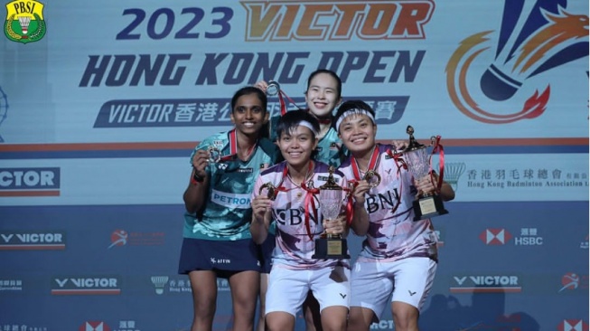 Podium Juara Hong Kong Open 2023: Indonesia Raih Dua Gelar, Satu Runner Up