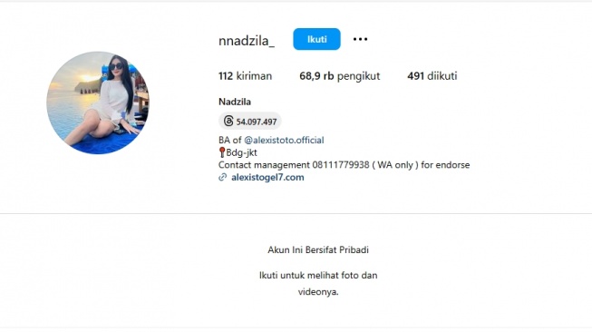 Solivina Nadzila (instagram)