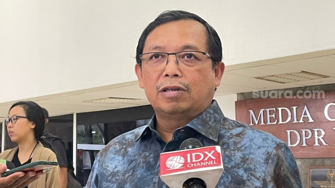 Ketua DPP Partai Demokrat, Herman Khaeron. (Suara.com/Bagaskara)