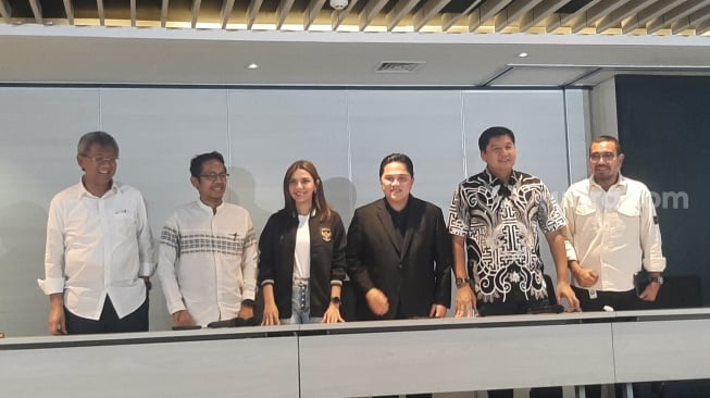 Erick Thohir Umumkan Satgas Independen Mafia Bola: Maruarar Sirait Ketua, Najwa Shihab dan Akmal Marhali Anggota