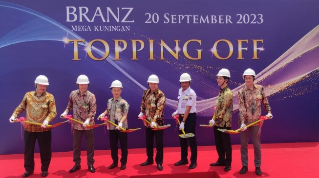 Masuk Tahap Topping Off, BRANZ Mega Kuningan Ditargetkan Rampung 2024