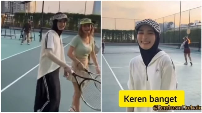 Outfit Inara Rusli saat Main Tennis Disorot Netizen: Keren dan Antigagal