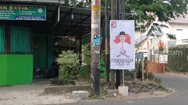 Spanduk Penyambutan Kaesang Pangarep Gabung PSI Muncul di Kota Solo: Welcome Bro K