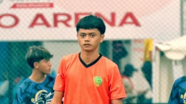  Reno Salampessy, pemain di TC Timnas Indonesia U-17. (Instagram/@ricardosalmpessy)