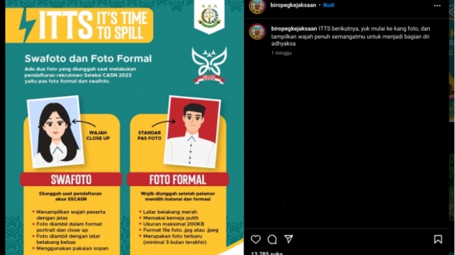 Ini Contoh Swafoto CPNS 2023 yang Benar, Cek Selfie Dulu Sebelum Dikirim!