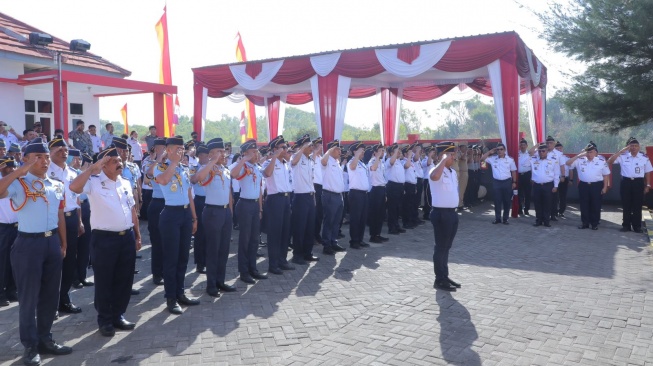 Kemenhub Peringati Hari Menara Suar dan Hari Maritim Nasional Berpusat di Menara Suar Tanjung Baron