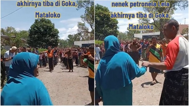 Viral kisah haru di NTT, Yosep Koa akhirnya bertemu dengan anak yang hilang selama 47 tahun. (TikTok @fitriaelda99)