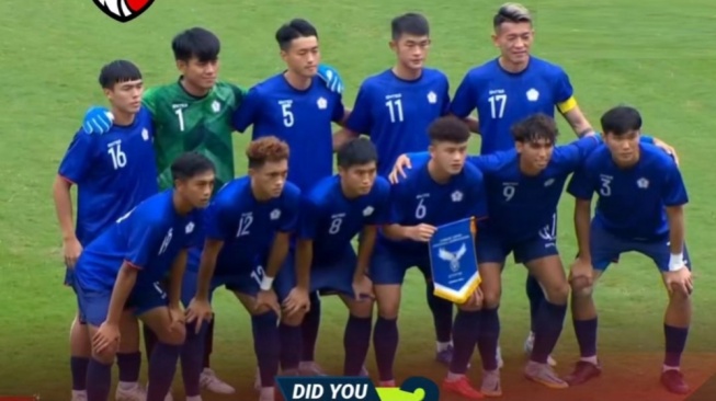 Timnas China Taipei Diisi oleh Pemain Sepak Bola Universitas, "Timnas Indonesia versus Mahasiswa Taiwan"