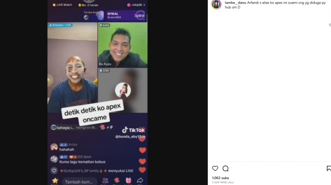 Dinar Candy diduga selingkuh dengan suami orang (instagram)