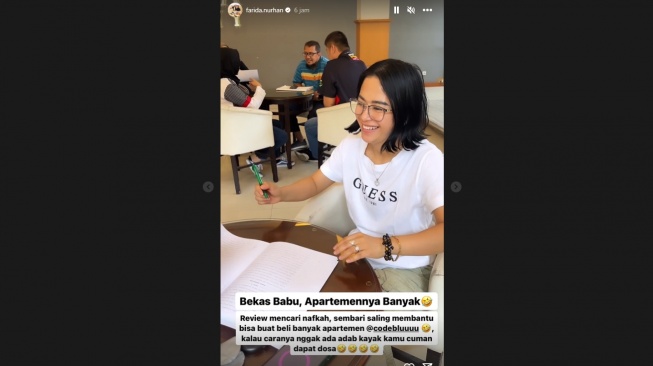 Farida Nurhan beli apartemen baru (instagram)