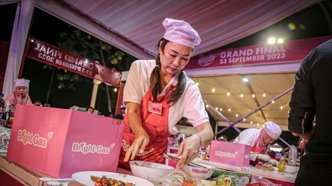 Chef Rumahan Indonesia Unjuk Kreasi Masakan di Ajang Grand Final Bright Gas Cooking Competition 2023