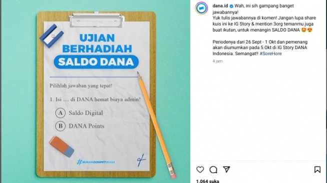 Cara Dapat Saldo Dana Gratis Hari Ini 26 September 2023, Yuk Kejar!