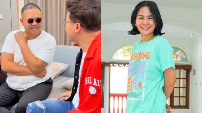 Kolase potret Codeblu dan Farida Nurhan.  (Instagram)