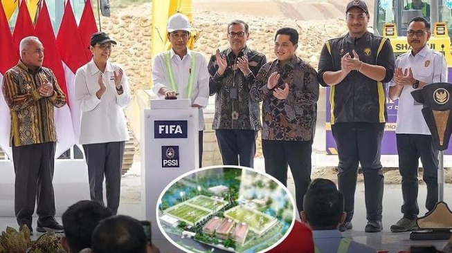 Ground Breaking Nasional Training Center IKN (Instagram/@footballstatistik)