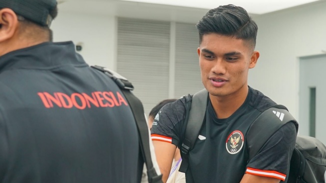 Bomber Persis Solo Ramadhan Sananta tiba di China untuk bergabung dengan rekan-rekannya di Timnas Indonesia U-24 untuk berjuang di Asian Games 2022 (Dok. PSSI)