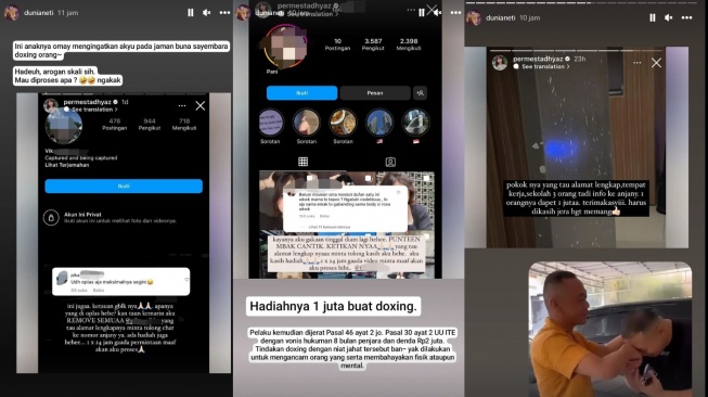 Anak Farida Nurhan bikin sayembara haters (instagram)