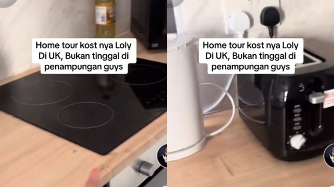 Potret Kost Lolly di London (TikTok/@11auraaa)