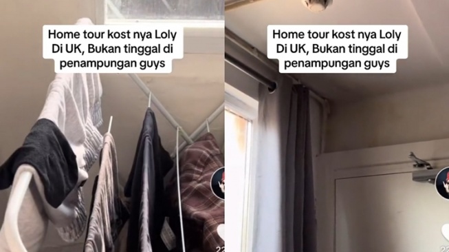 Potret Kost Lolly di London (TikTok/@11auraaa)